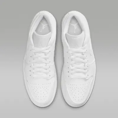 Кроссовки Jordan Air 1 Low, цвет White/White/White — фото 4