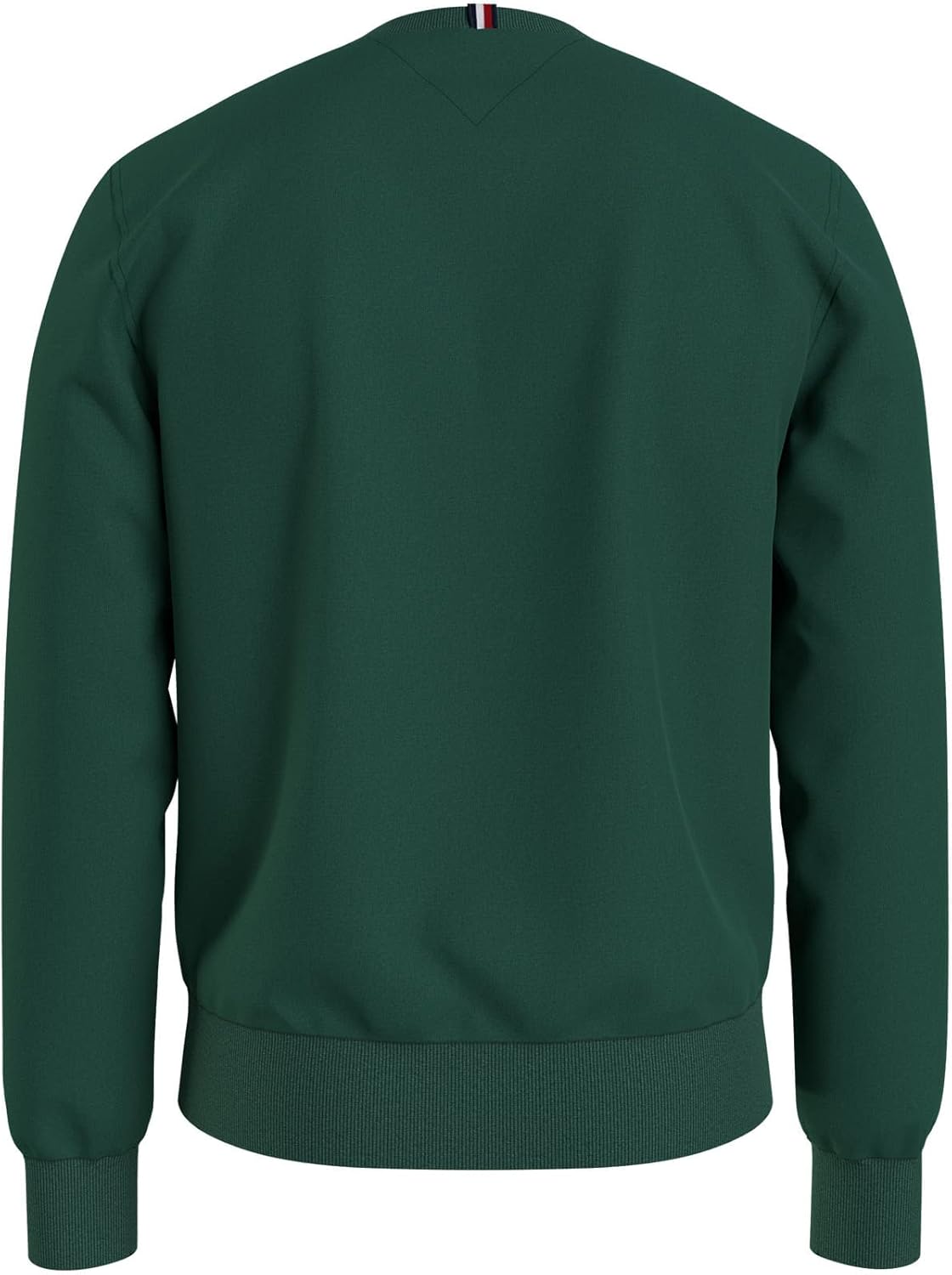 Мужская толстовка с длинным рукавом и круглым вырезом с логотипом Tommy Hilfiger, Darkened Emerald — фото 4