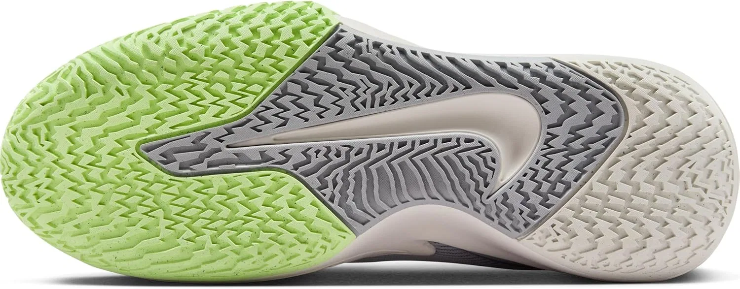 Баскетбольные кроссовки Nike Precision 7 HJ9153, Wolf Grey Barely Volt Phantom — фото 4