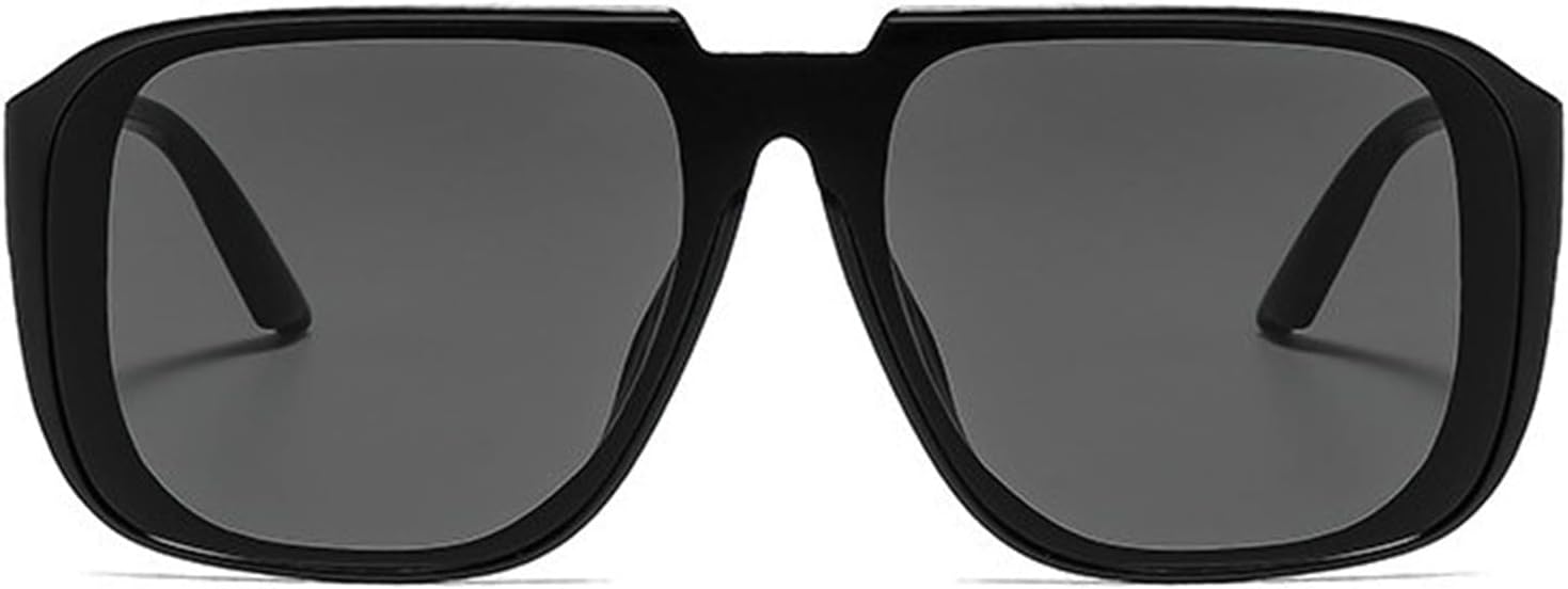 

Солнцезащитные очки Willochra большого квадратного размера для женщин, солнцезащитные очки-пилот для женщин и мужчин, модные прямоугольные солнцезащитные очки-щитки, C1