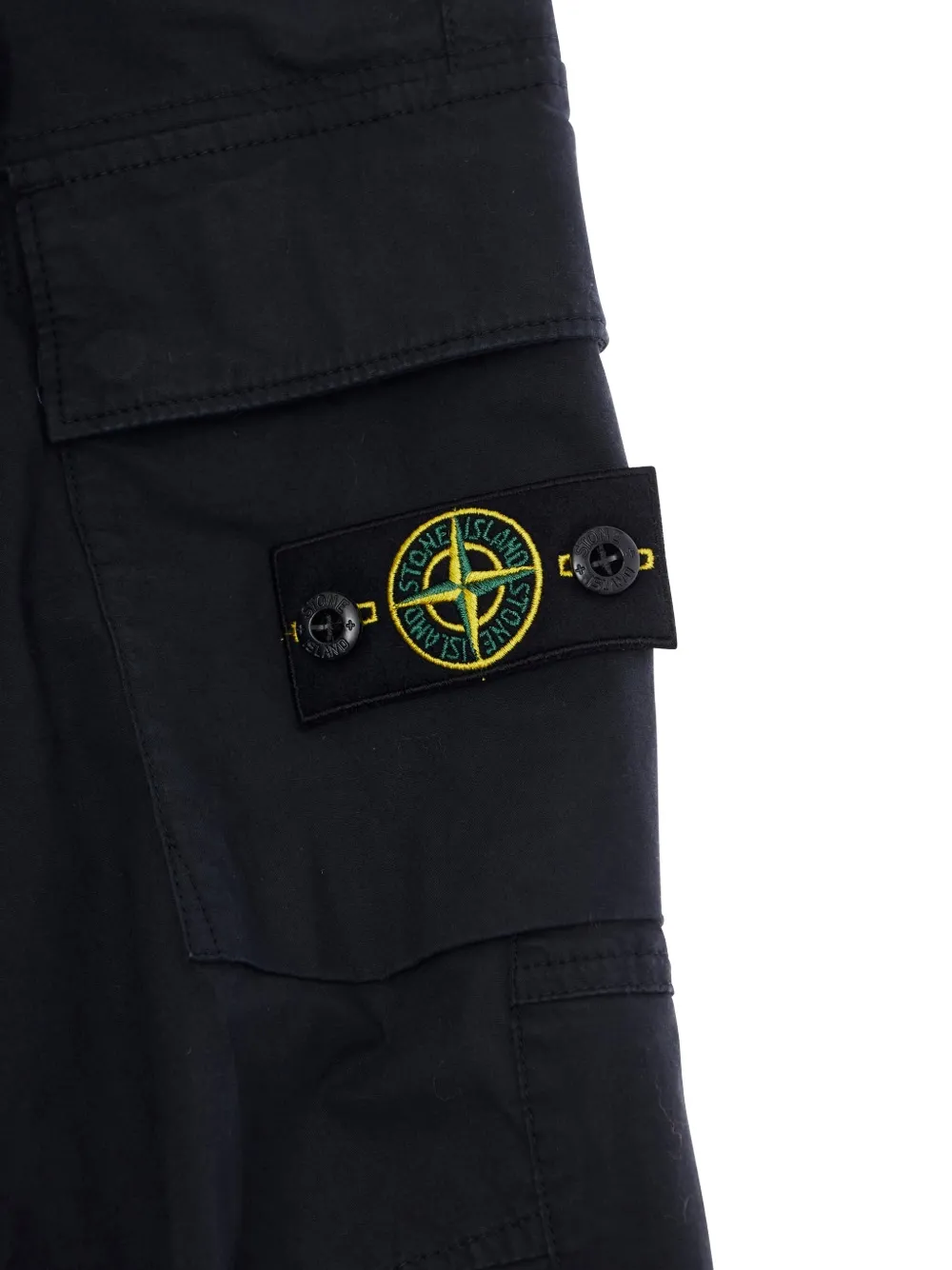 Брюки с накладными карманами Stone Island Junior, синий — фото 3