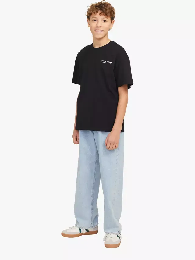 Детские свободные джинсы, синий деним Jack & Jones