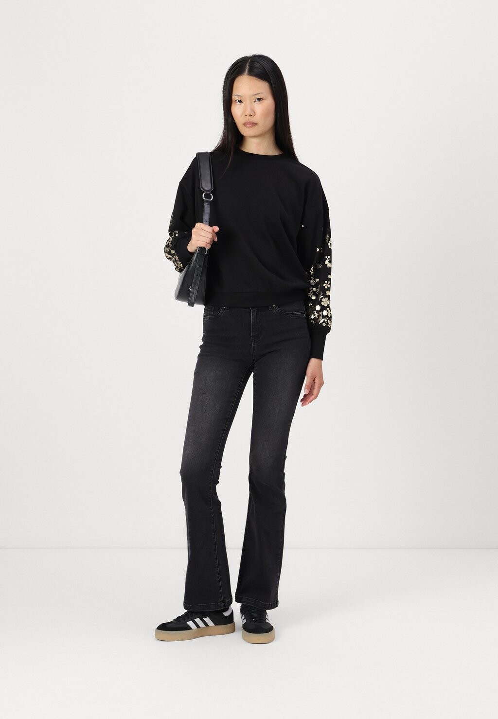 

Толстовка ONLBROOKE FOIL O NECK ONLY, черный