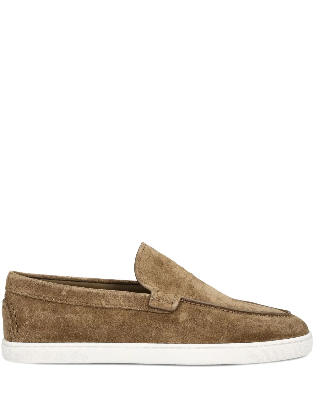 

Кожаные лоферы Christian Louboutin, коричневый