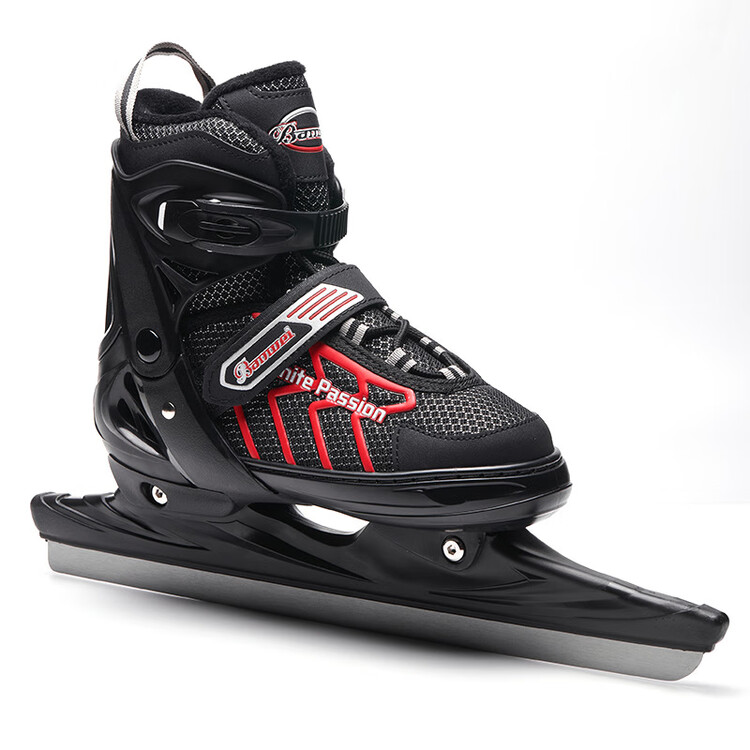 

HEAD Коньки для фигурного катания и скоростного бега, регулируемые, для начинающих, черно-красные, размер M