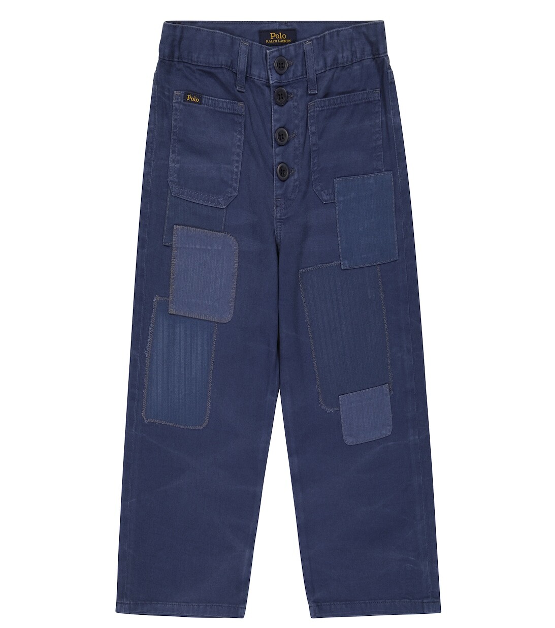 

Джинсы в стиле пэчворк Polo Ralph Lauren, синий