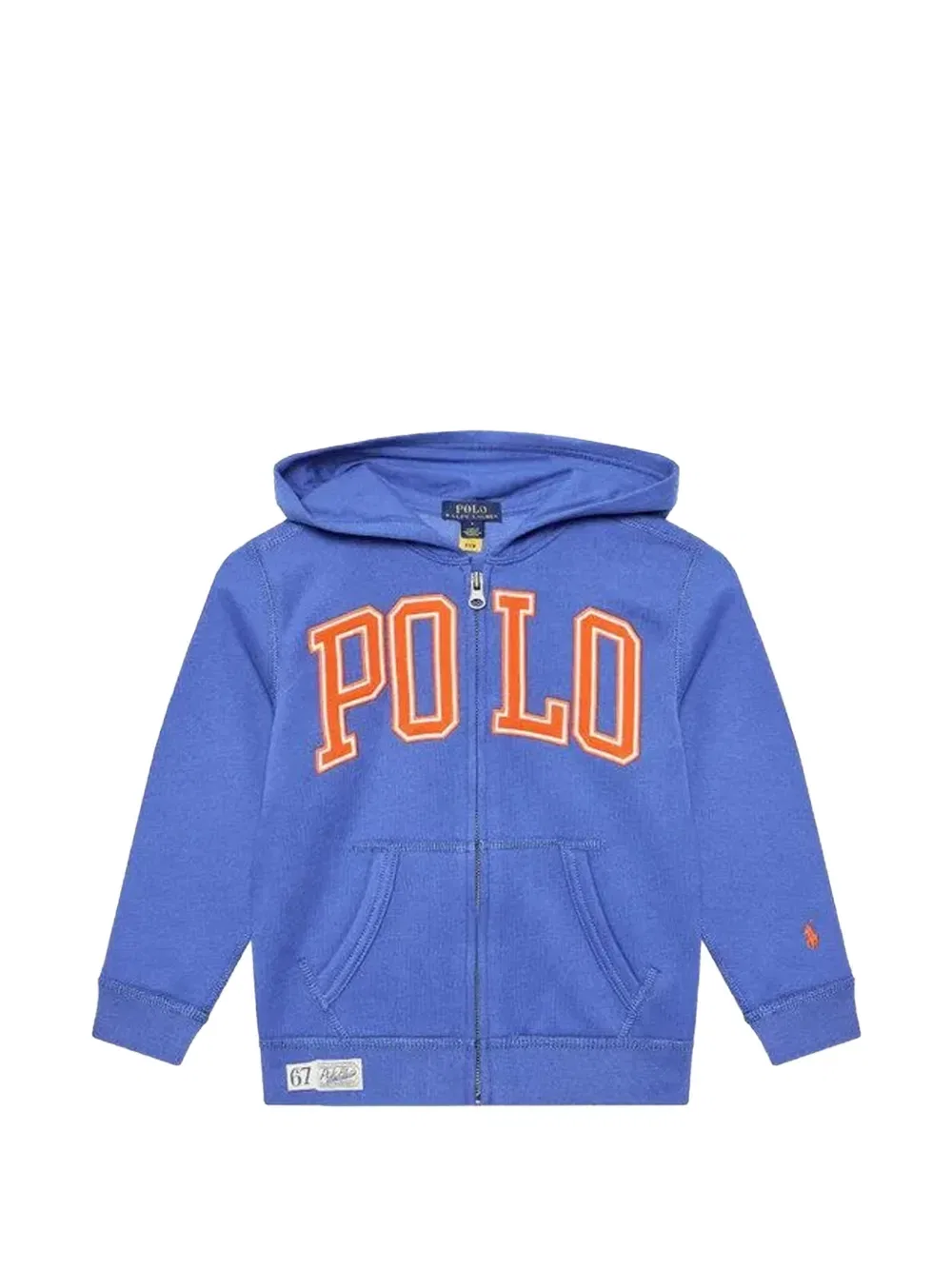 Худи с аппликацией логотипа Polo Ralph Lauren Kids, синий