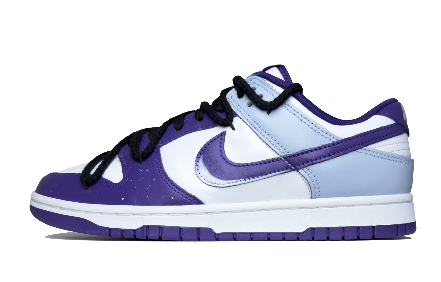 

Кроссовки Nike Dunk Skateboarding Shoes Men Low-top Purple/blue/white, синий