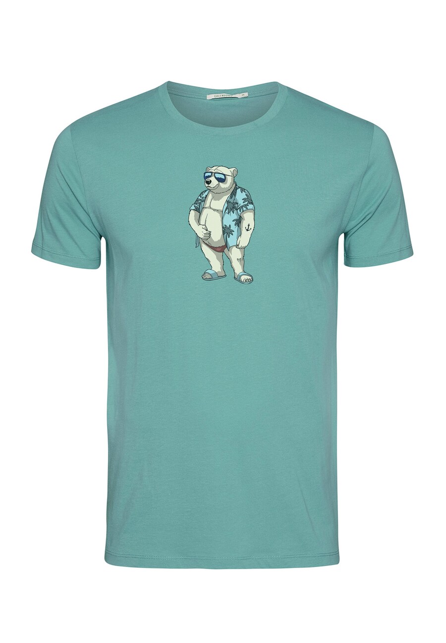 

Рубашка GREENBOMB Animal Beach Bear, зеленый