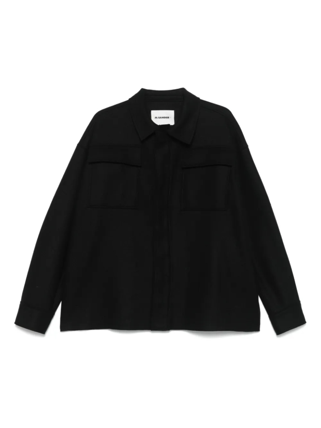 

Рубашка с карманами JIL SANDER+, черный