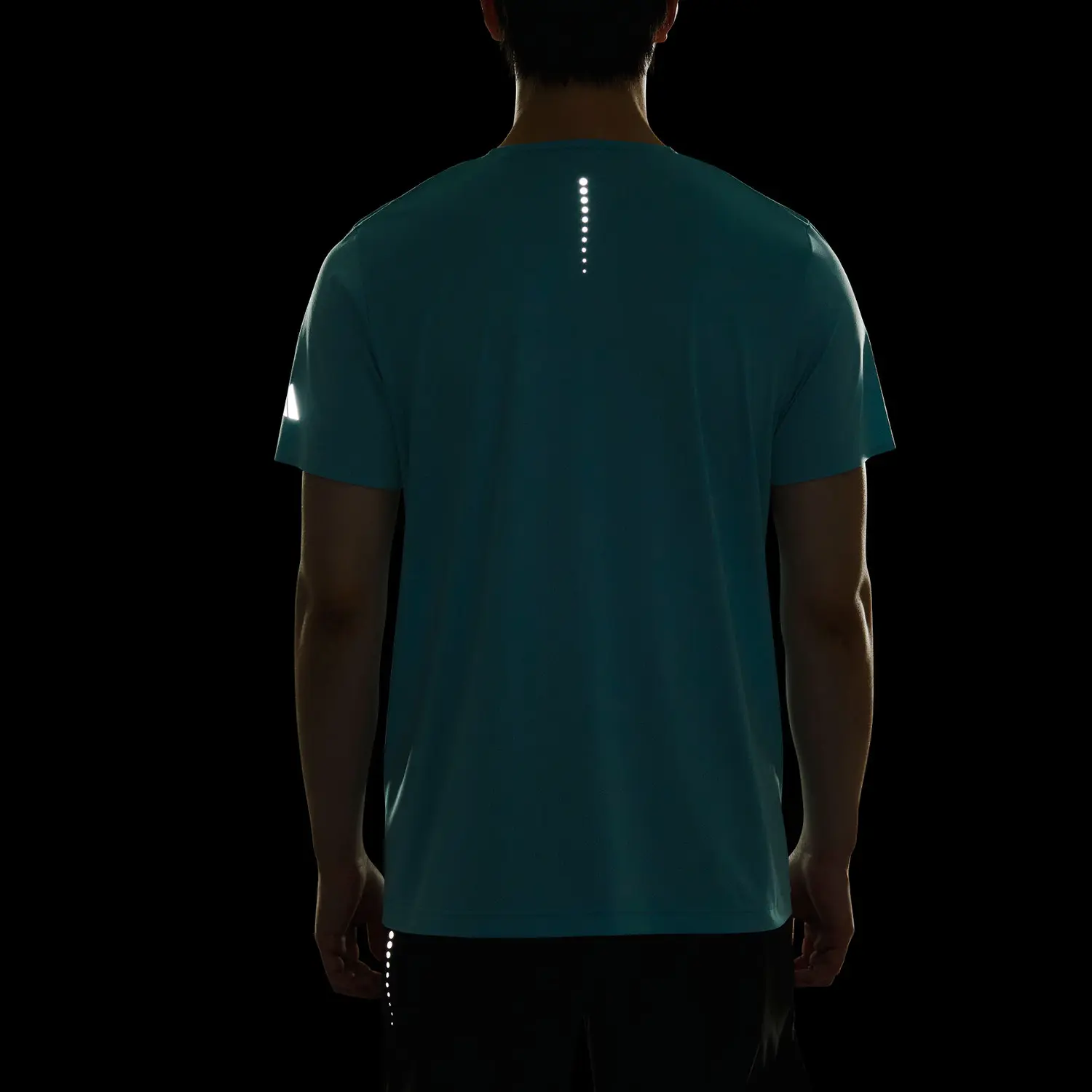 Футболка Climacool SS25 ESS SS мужская Adidas, светло-мятный/серебристо-серый — фото 4