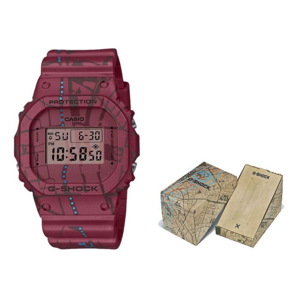 

Часы g-shock digital 'burgundy' Casio, бургундия