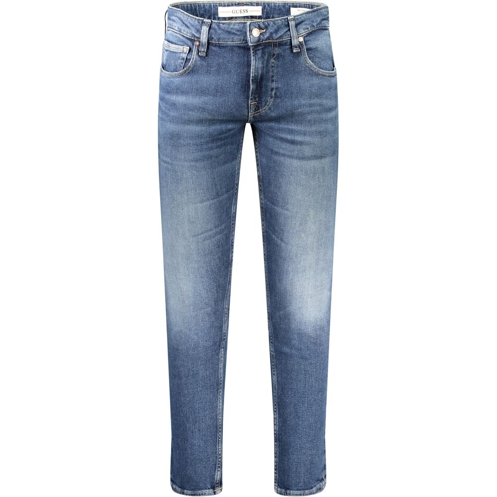 

Синие хлопковые джинсы и брюки Guess Shoes, Blue