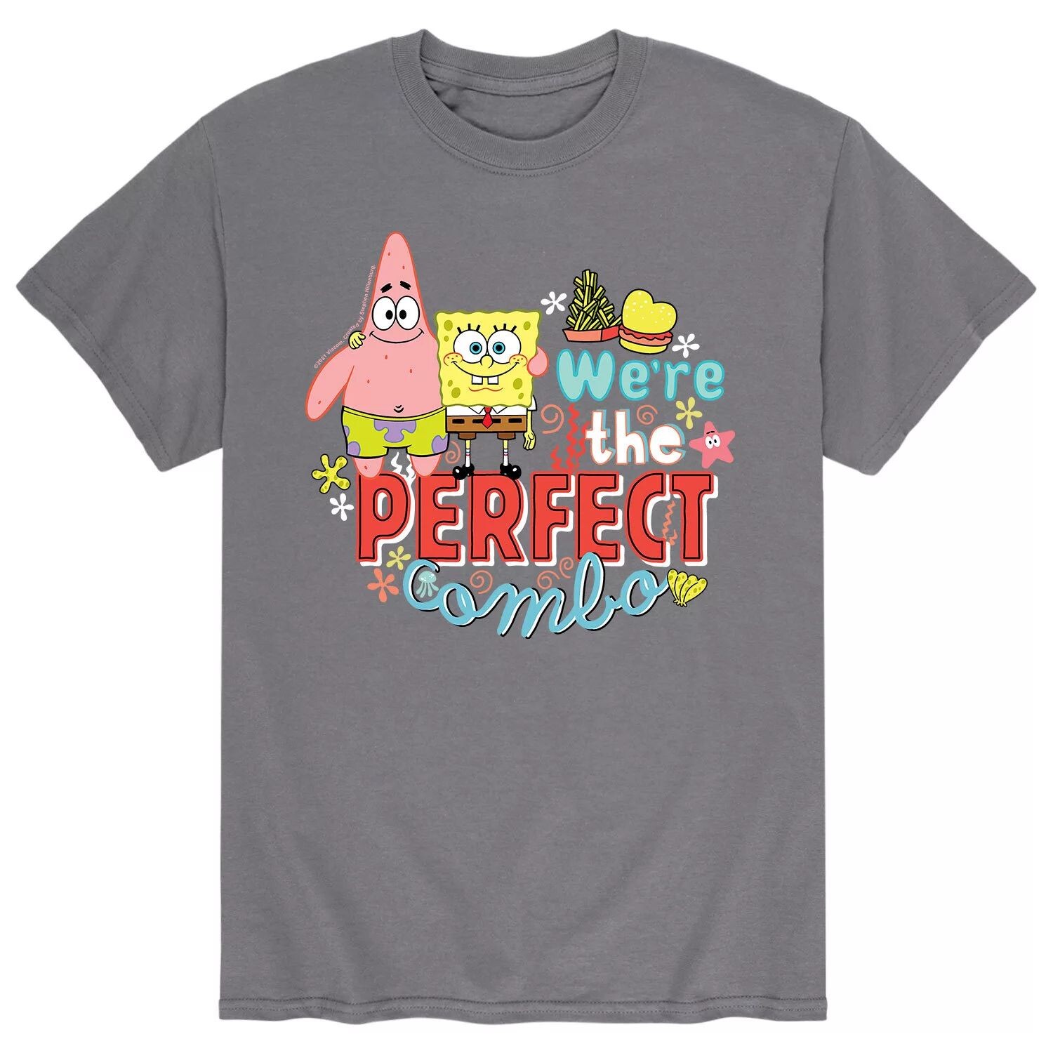 

Мужская футболка SpongeBob Perfect Combo T's Tee Licensed Character