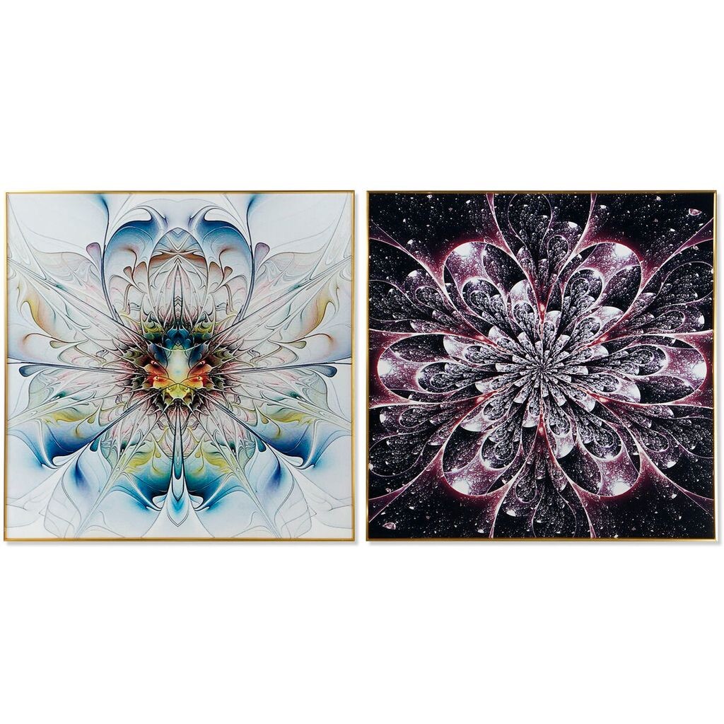 

Картина DKD Home Decor 80 х 3 х 80 см (2 шт.), белый