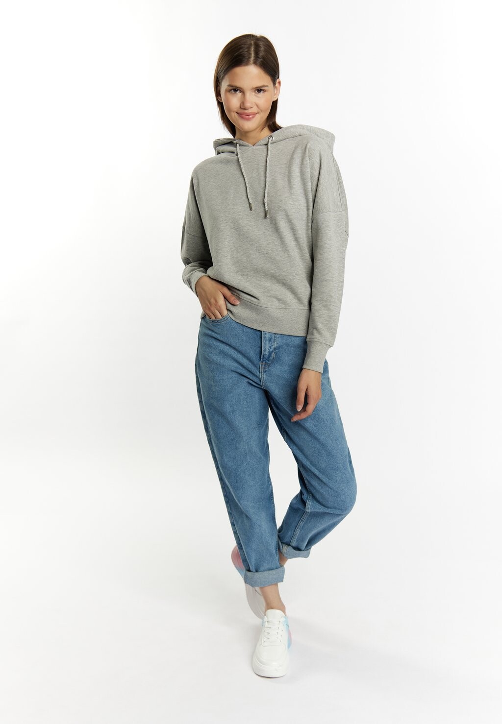 

Толстовка с капюшоном myMo, цвет Mottled Grey