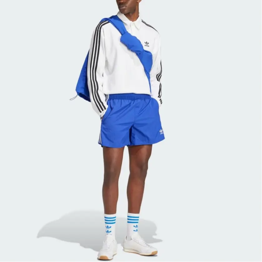 Рубашка поло мужская Adidas Originals Adicolor, белая — фото 2