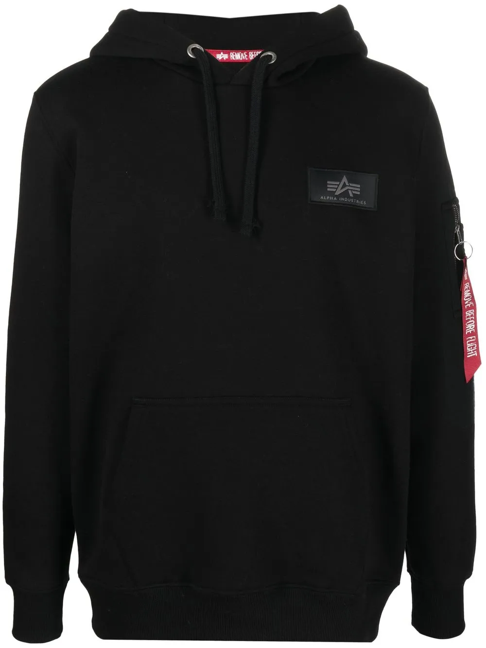 

Худи с логотипом Alpha Industries, черный