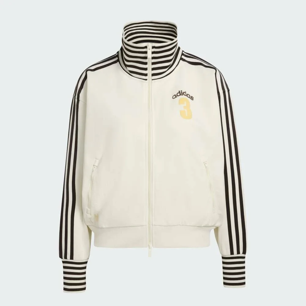 Спортивная футболка Vintage BB TT в полоску и ребристой текстуре Adidas, white — фото 4