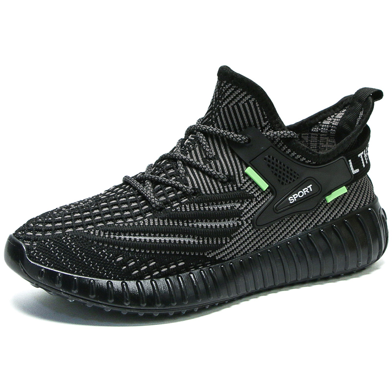 

Нескользящие износостойкие низкие повседневные туфли для мужчин Green feet, Black