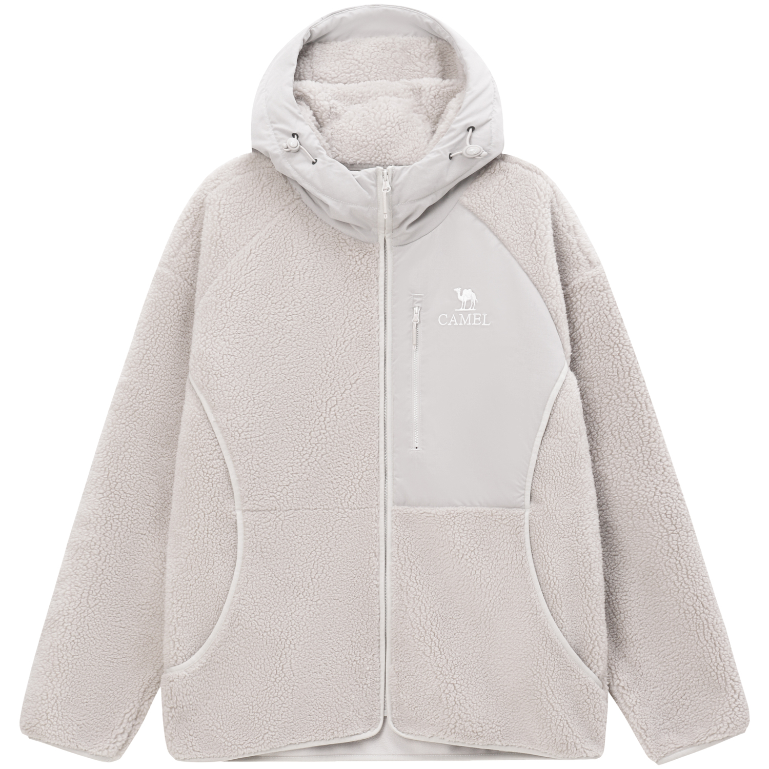 

Теплая флисовая коллекция Fleece Clothing Unisex CAMEL, ice crystal серый