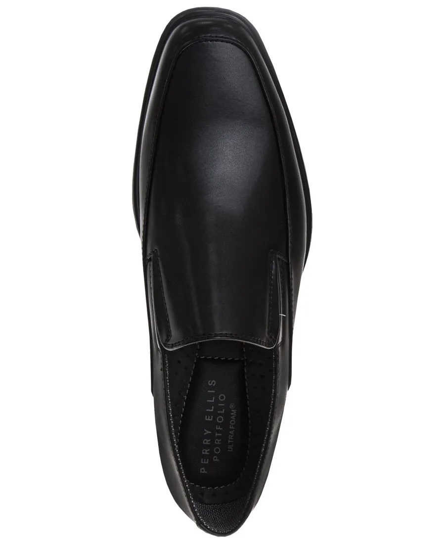 Мужские туфли без шнурков Perry Ellis, черный — фото 4