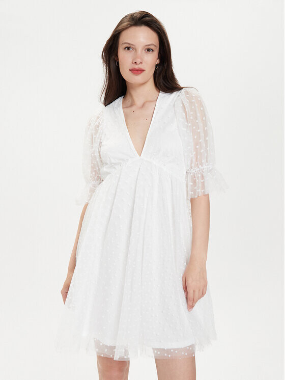 

Платье стандартного кроя Gina Tricot, белый