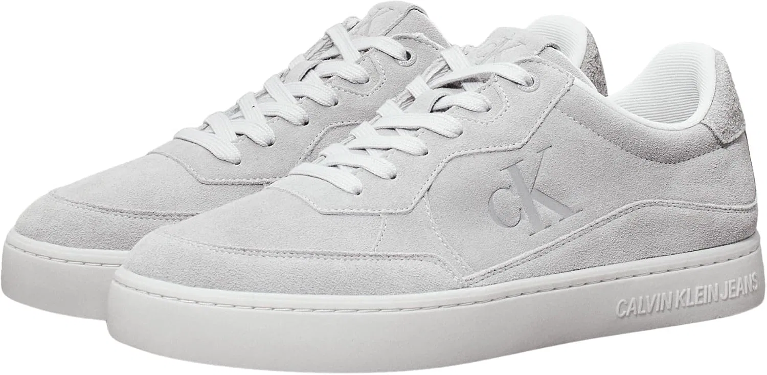 Кроссовки Calvin Klein Herren Cupsole Classic Iconic Nylon Schuhe, Grey Formal Grey Oyster Mushroom — фото 3