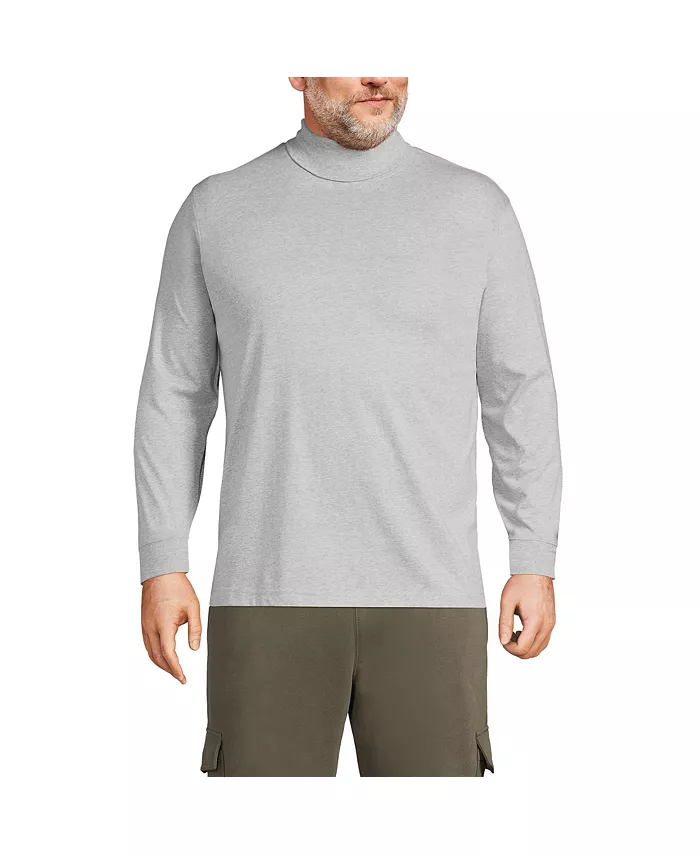 

Большой и высокий водолазка Super-T Lands' End, серый