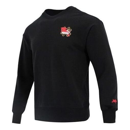 

Свитер essentials cny graphic crew 'black' Puma, черный