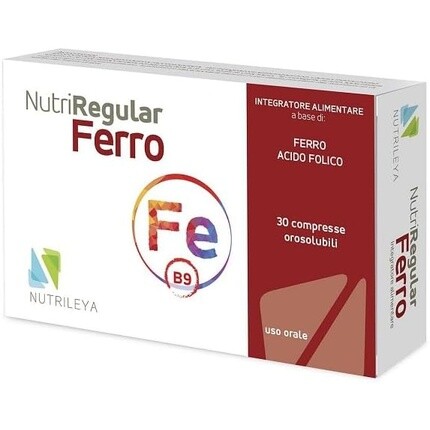 

Nutrileya Nutriregular Ferro 30 таблеток, диспергируемых во рту