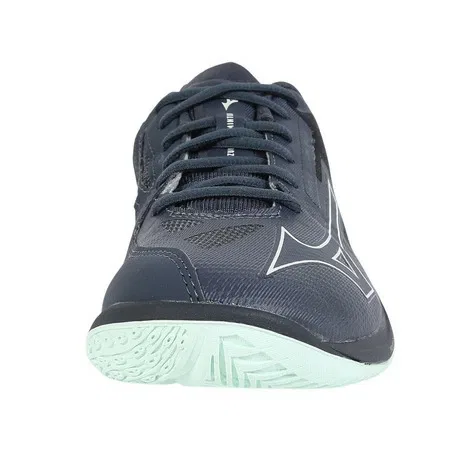 Унисекс кроссовки для бадминтона «Wave Claw EL 2 Wide» от Mizuno, Gray X White — фото 4