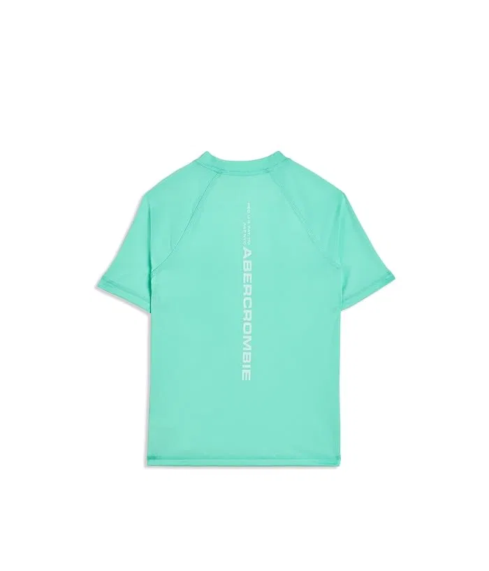Рашгард Core Short Sleeve abercrombie kids, Beach Glass — фото 2