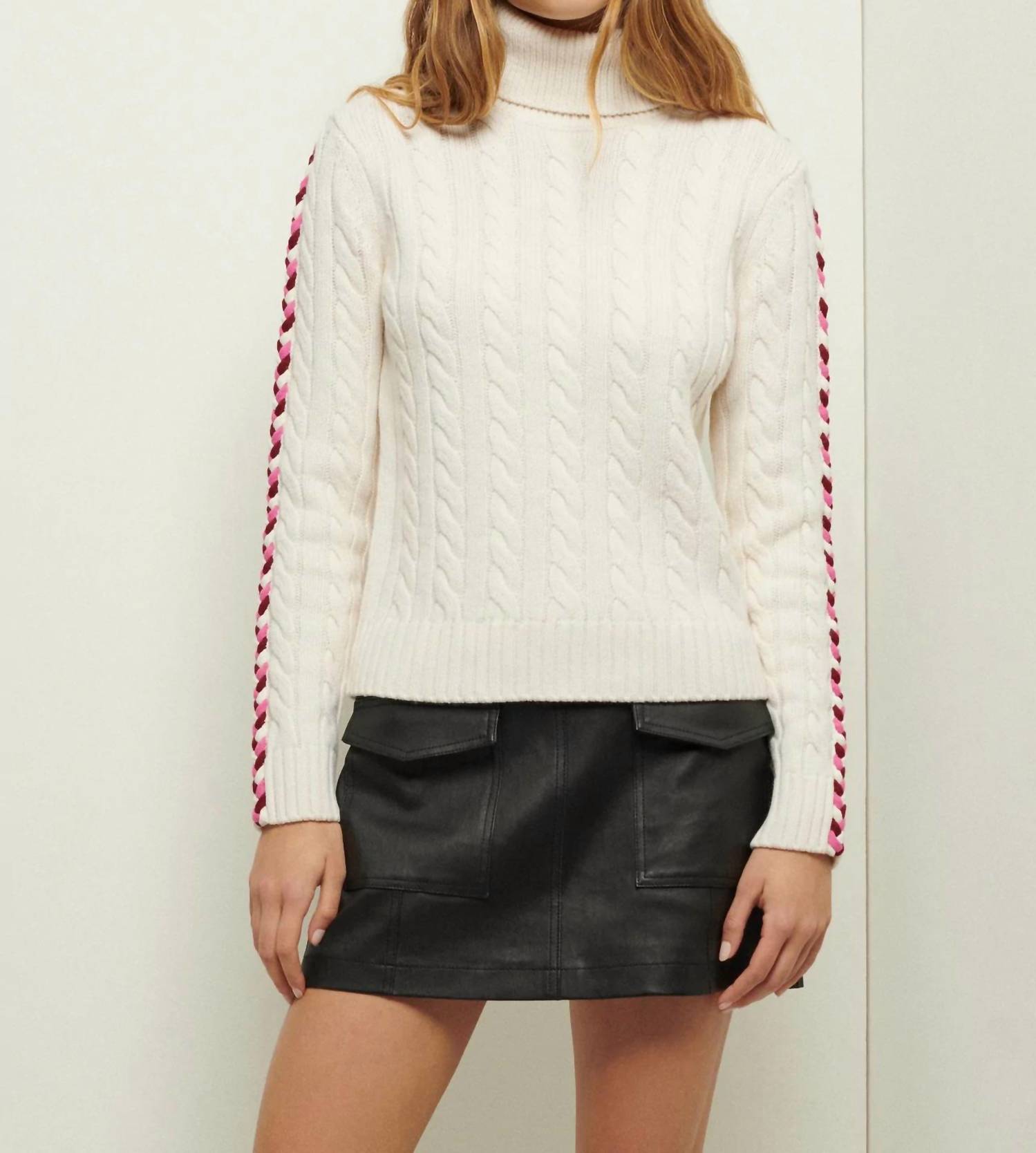 

Pippa водолазка на шнуровке цвета слоновой кости Derek Lam 10 Crosby
