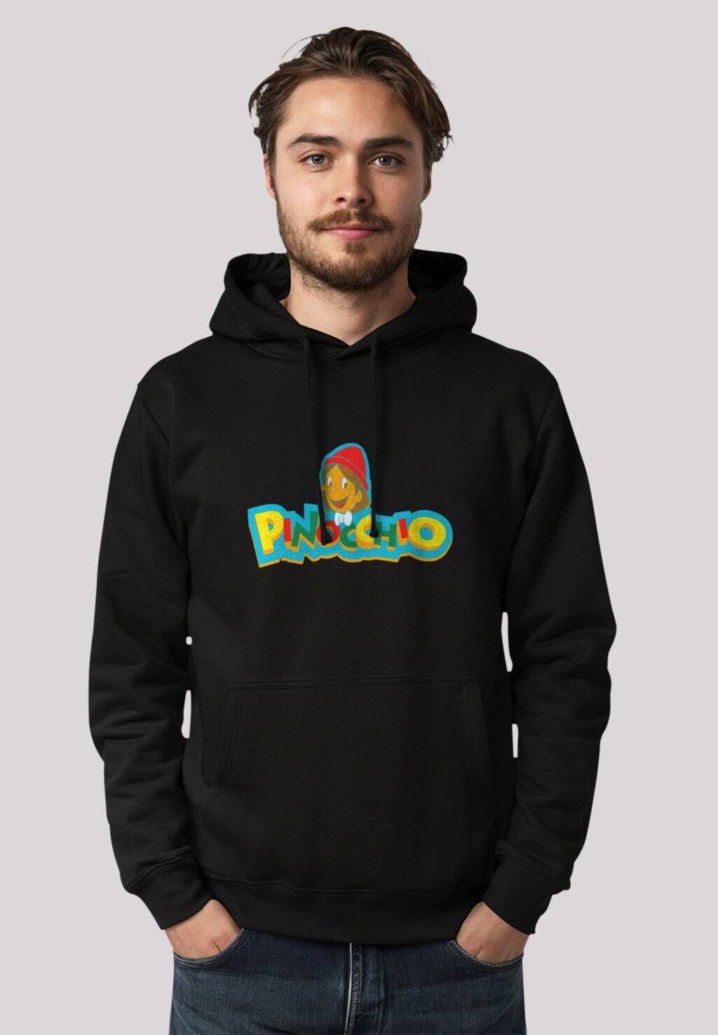 

Толстовка с капюшоном PINOCCHIO LOGO F4NT4STIC, черный