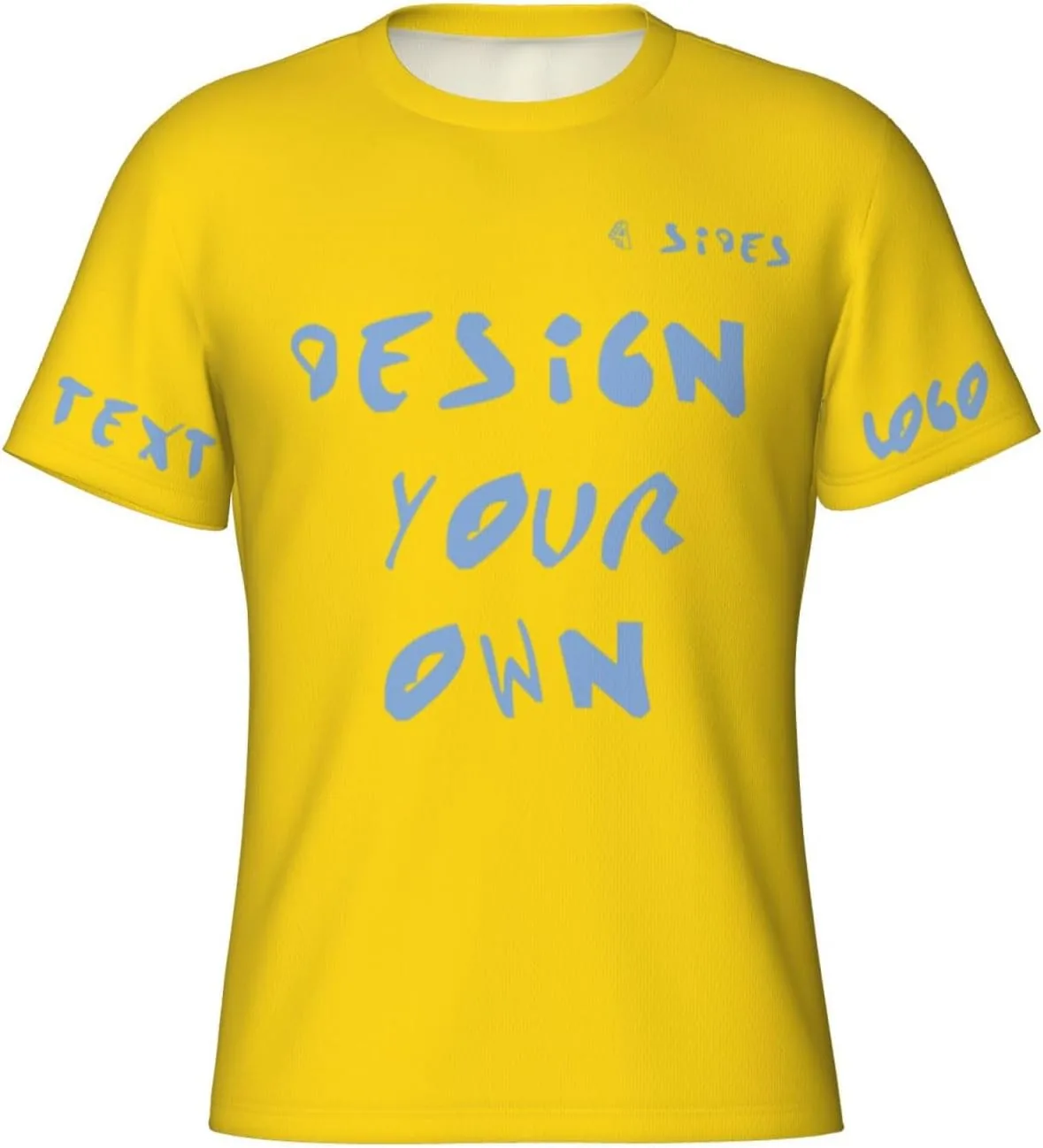 

Футболка Custom с принтом на 4 сторонах