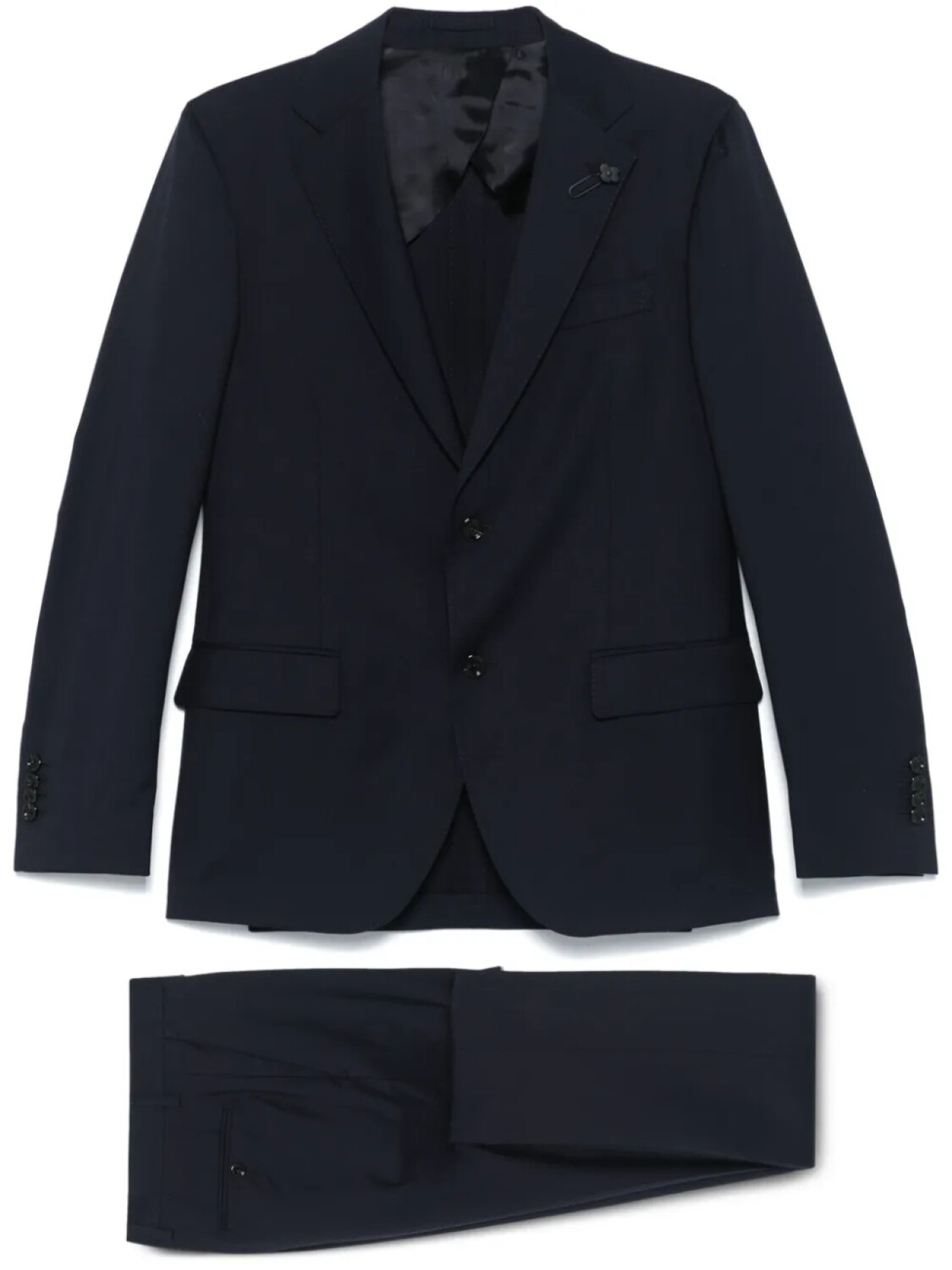

Шерстяной костюм Lardini, синий