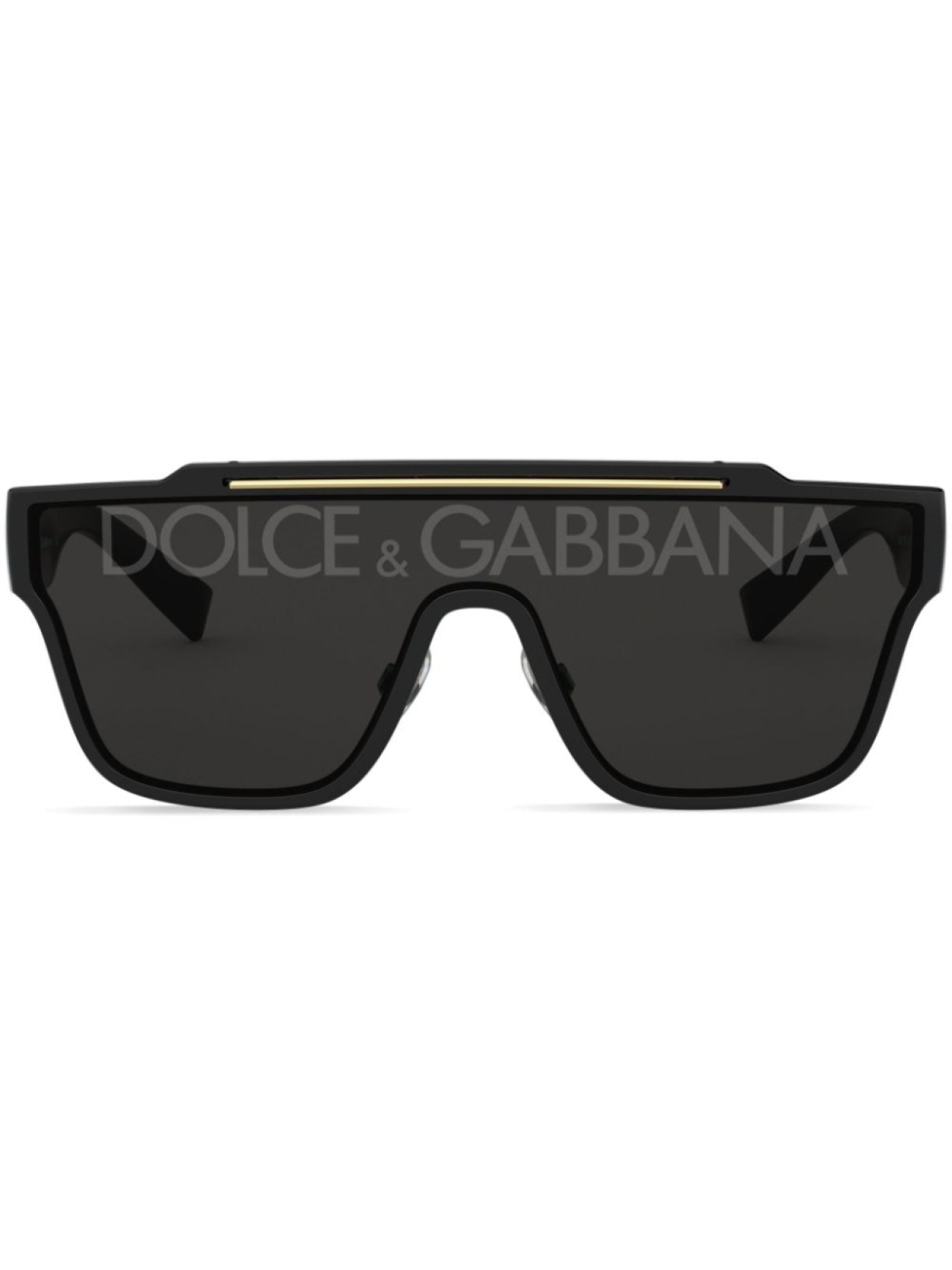 

Dolce & Gabbana Eyewear солнцезащитные очки в квадратной оправе с логотипом, черный