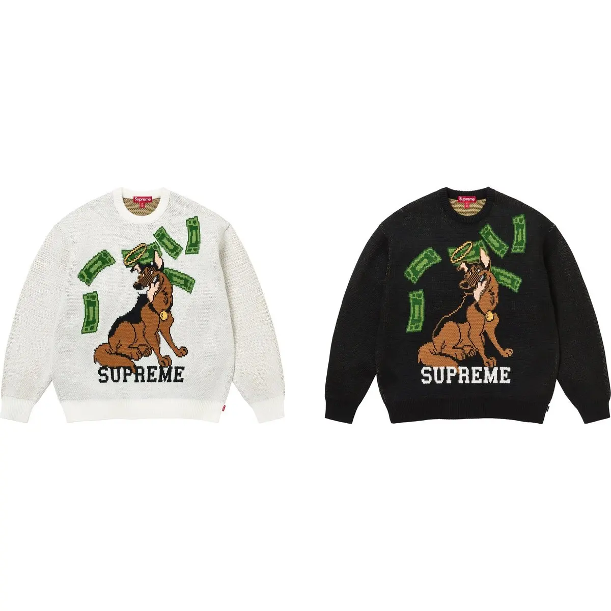 Все собаки попадают в рай FW25 WEEK11 свитер Unisex Supreme, черный — фото 3