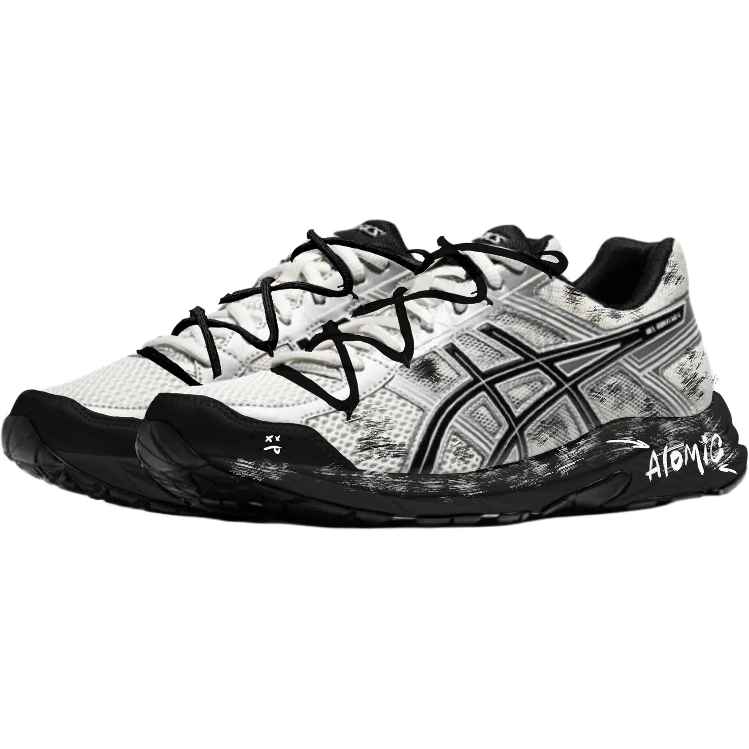 ASICS Gel Contend 4 Mesh, синтетическая кожа, амортизация, устойчивость к истиранию, быстрая сушка, легкие, низкие, повседневные тренировочные — фото 4