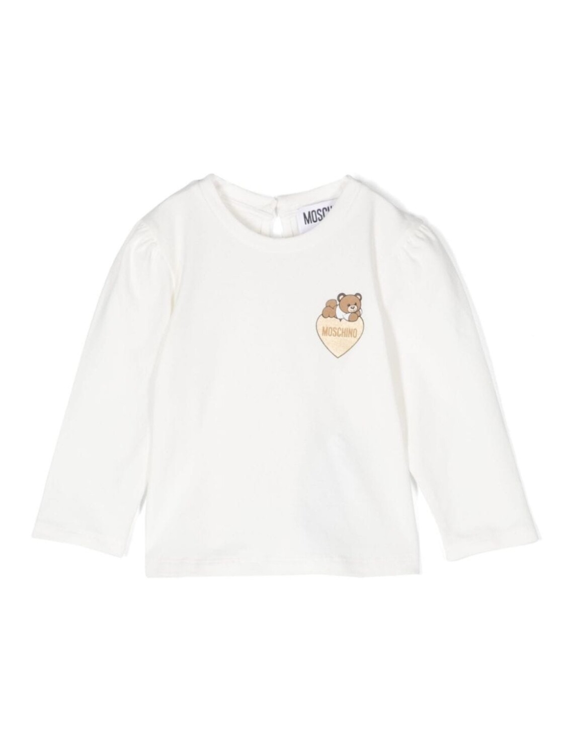 

Moschino Kids футболка с логотипом, белый