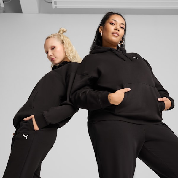 

Женская комфортная толстовка с капюшоном Puma Essentials, черный