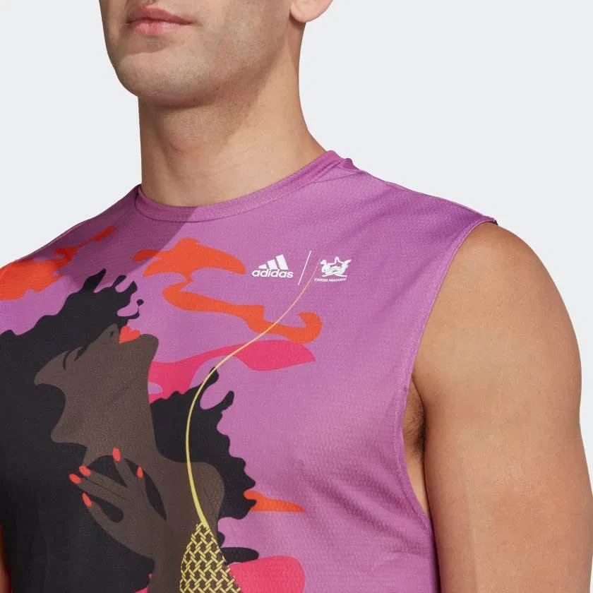 Футболка без рукавов adidas HEAT.RDY, Semi Pulse Lilac