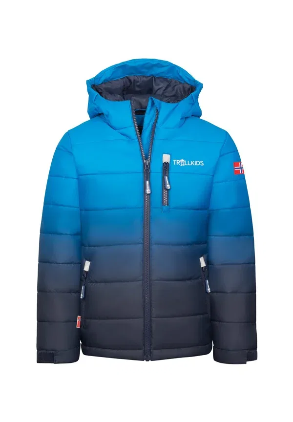 Детская зимняя куртка Trollkids Hemsedal Snow Jacket, лазурно-синий