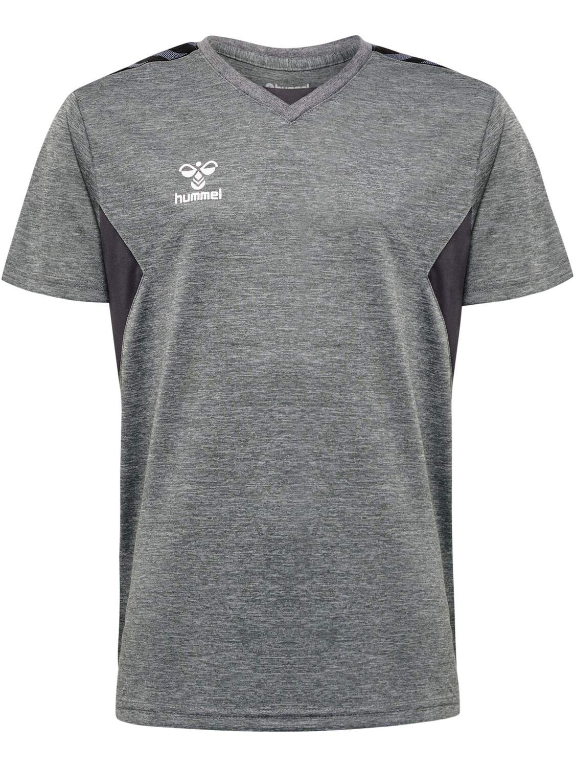 

Футболка Hummel S/S Hmlauthentic Pl Jersey S/S Kids, серый меланж