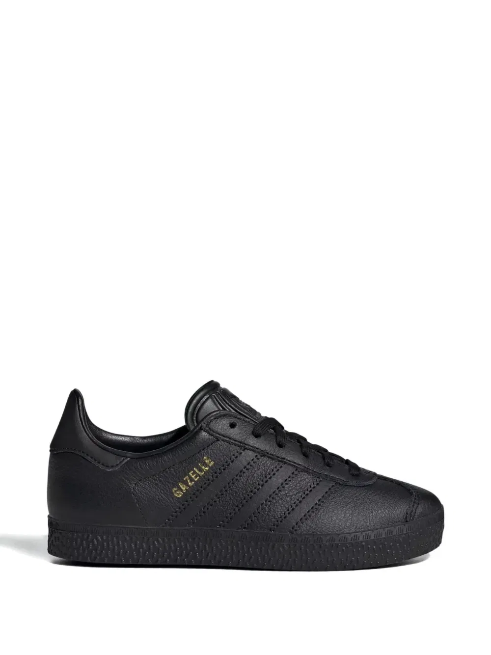 Кроссовки Gazelle на шнуровке Adidas Kids, черный — фото 2