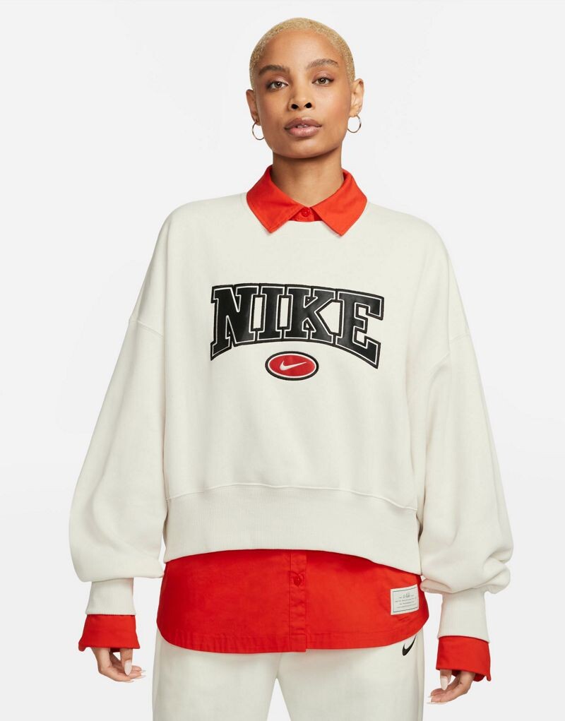 

Бежевый фантомный свитшот Nike Phoenix Fleece Retro эксклюзивно на ASOS