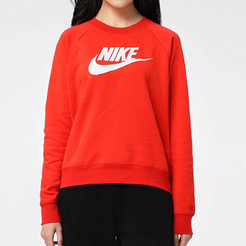 Толстовка женская красная Nike — фото 2