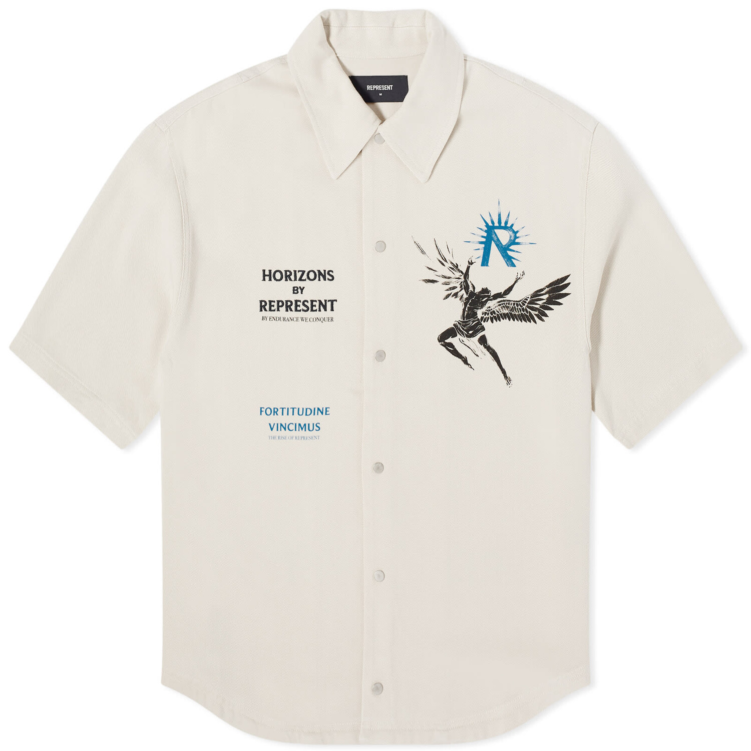 

Рубашка Represent Icarus Short Sleeve Shirt, цвет Off White