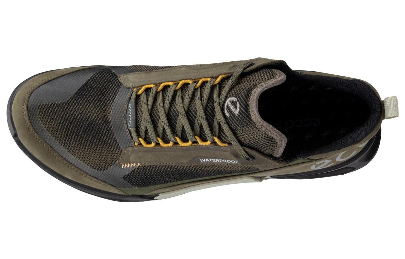 Кроссовки ecco Lifestyle Shoes Men Low-top Olive Green, зеленый — фото 4